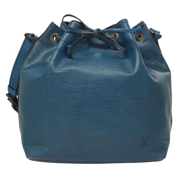 LOUIS VUITTON Epi Petit Noe Shoulder Bag Blue M44105 LV Auth 128576 - Picture 13 of 16